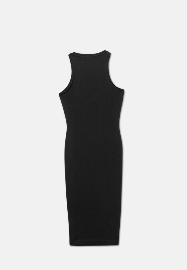 Abito Aries Nero con logo strass