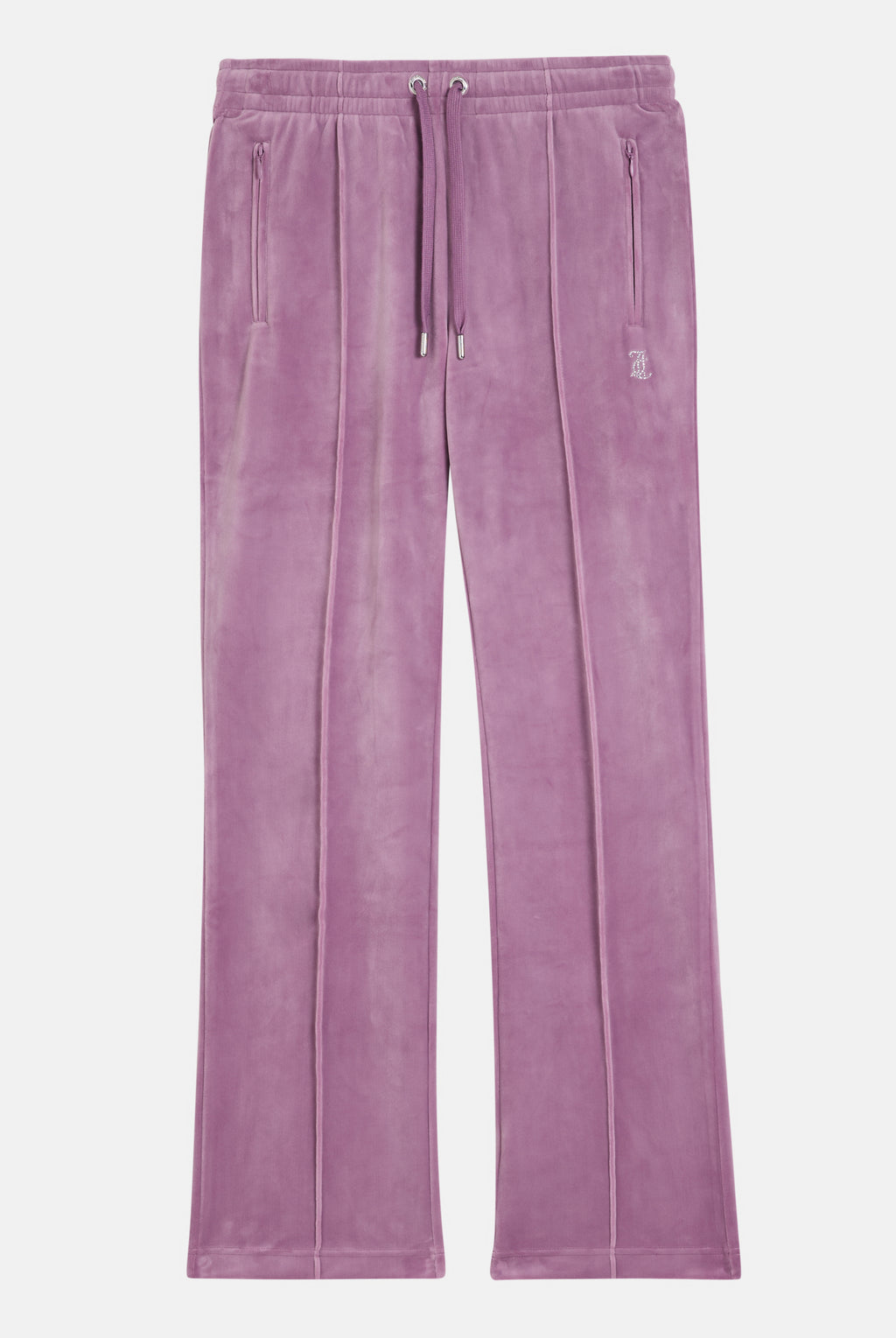 Pantalone Tina Outline a vita media con logo Juicy in diamanti  Viola