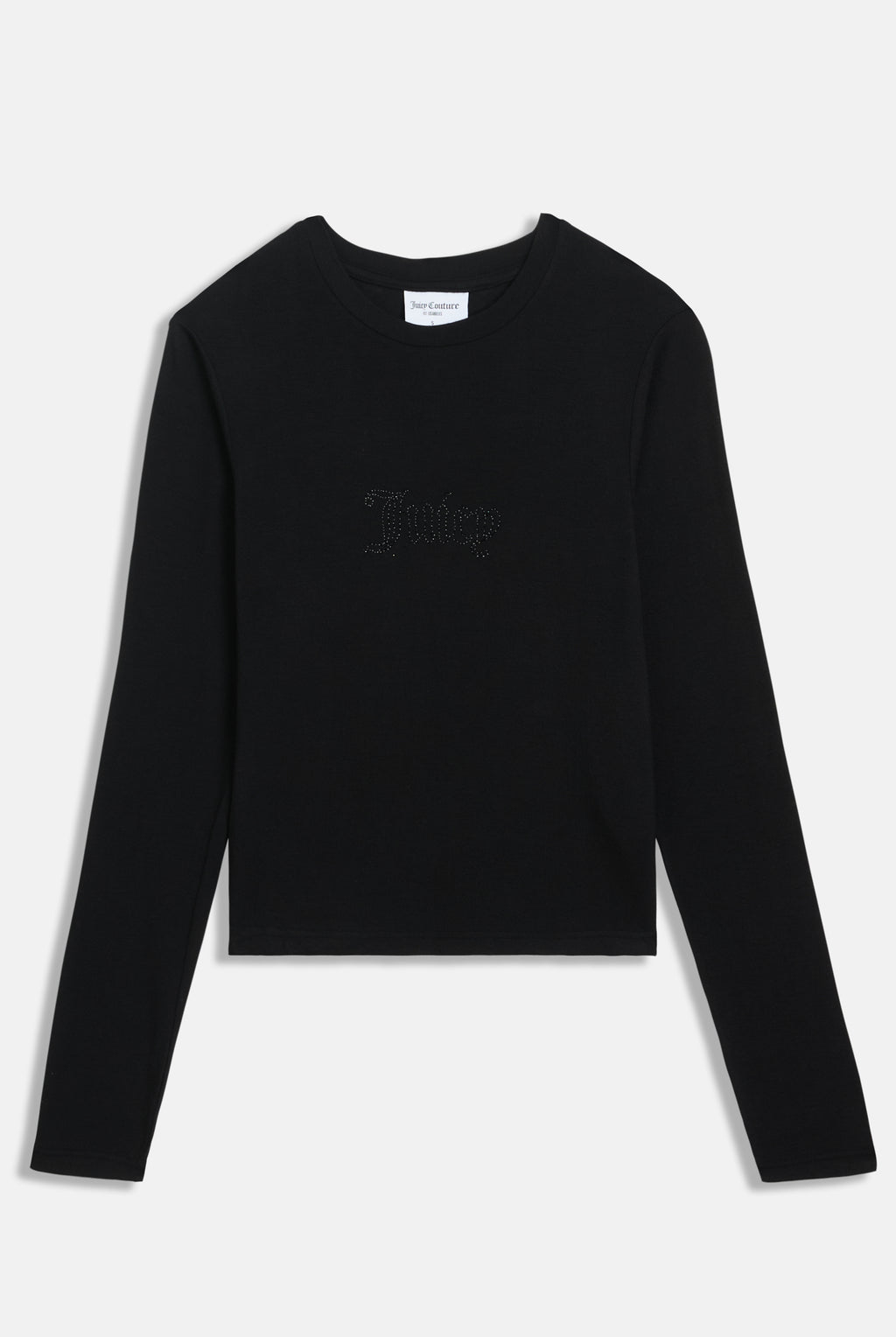 Maglia a maniche lunghe in jersey con logo Juicy  Nero