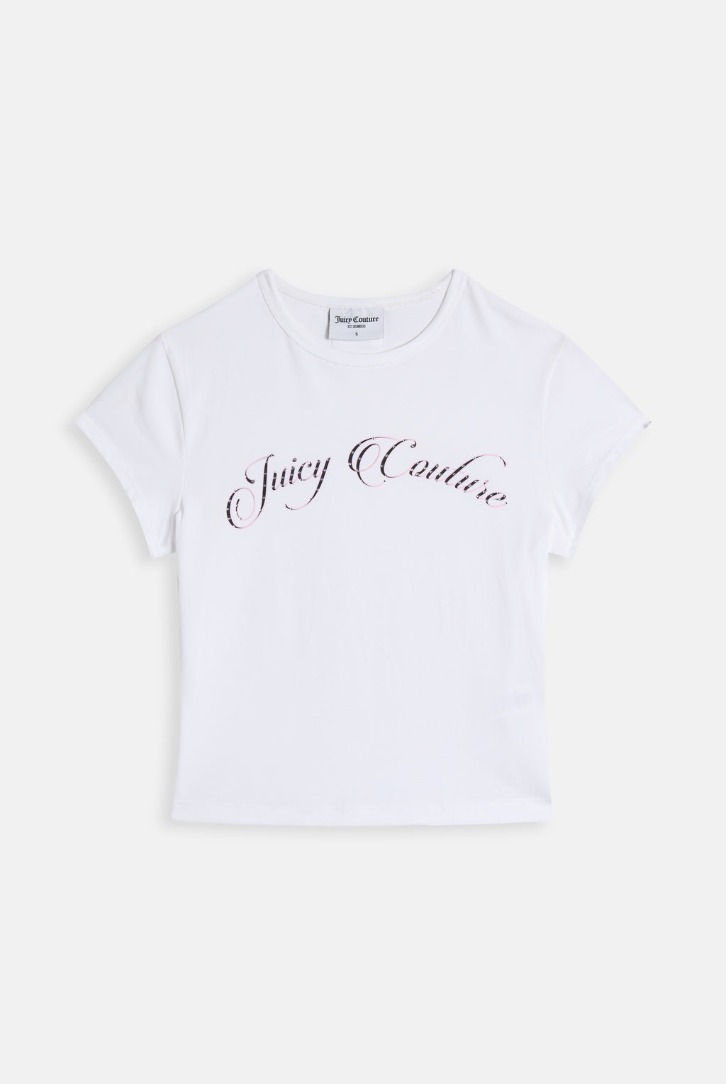 T-shirt Juicy Aderente con Logo Stampato – Bianco