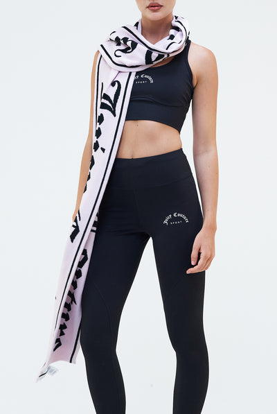 Sciarpa con logo Juicy Couture Rosa