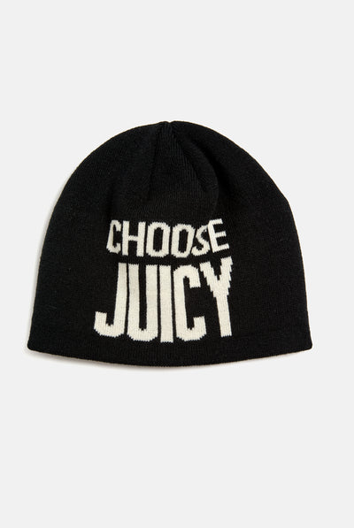 Set Sciarpa e Berretto Choose Juicy Nero