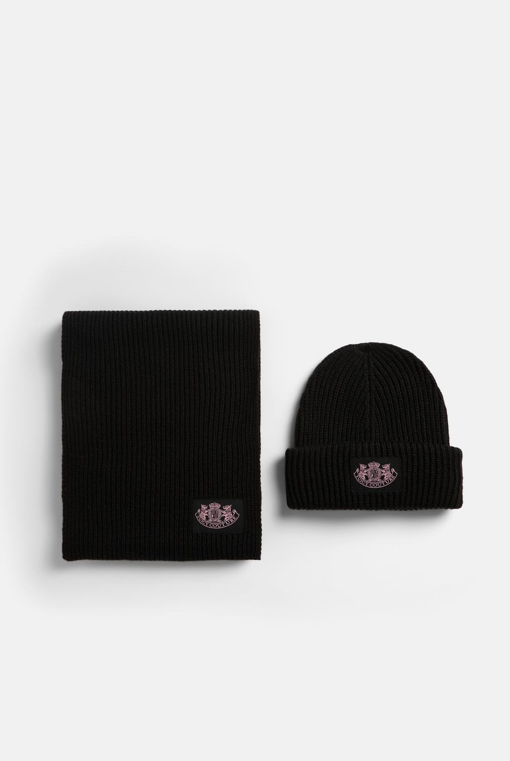 Set Sciarpa e Berretto Cheetah Crest Nero