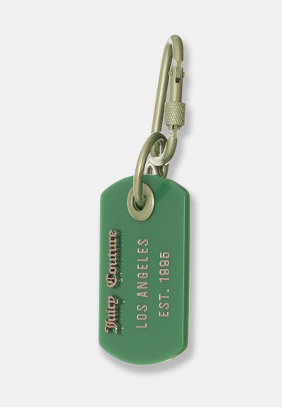 Portachiavi Juicy Couture in resina verde