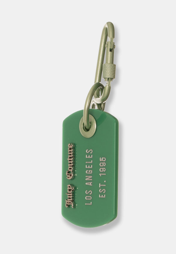 Portachiavi Juicy Couture in resina verde